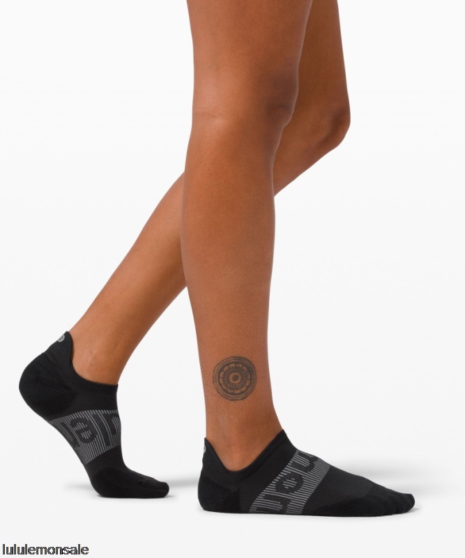 Lululemon Damen DELULU447 | Power Stride Tab Sock 3 Pack Schwarz